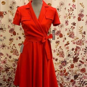 Tahari Red Dress new with tags